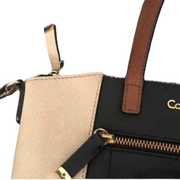 CALVIN KLEIN BROWN/BLACK/CREAM PURSE - Picture 4 of 6